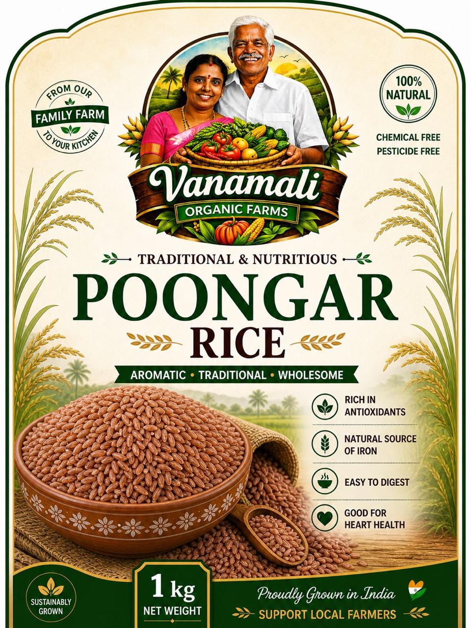 Poongar Rice / பூங்கார் அரிசி