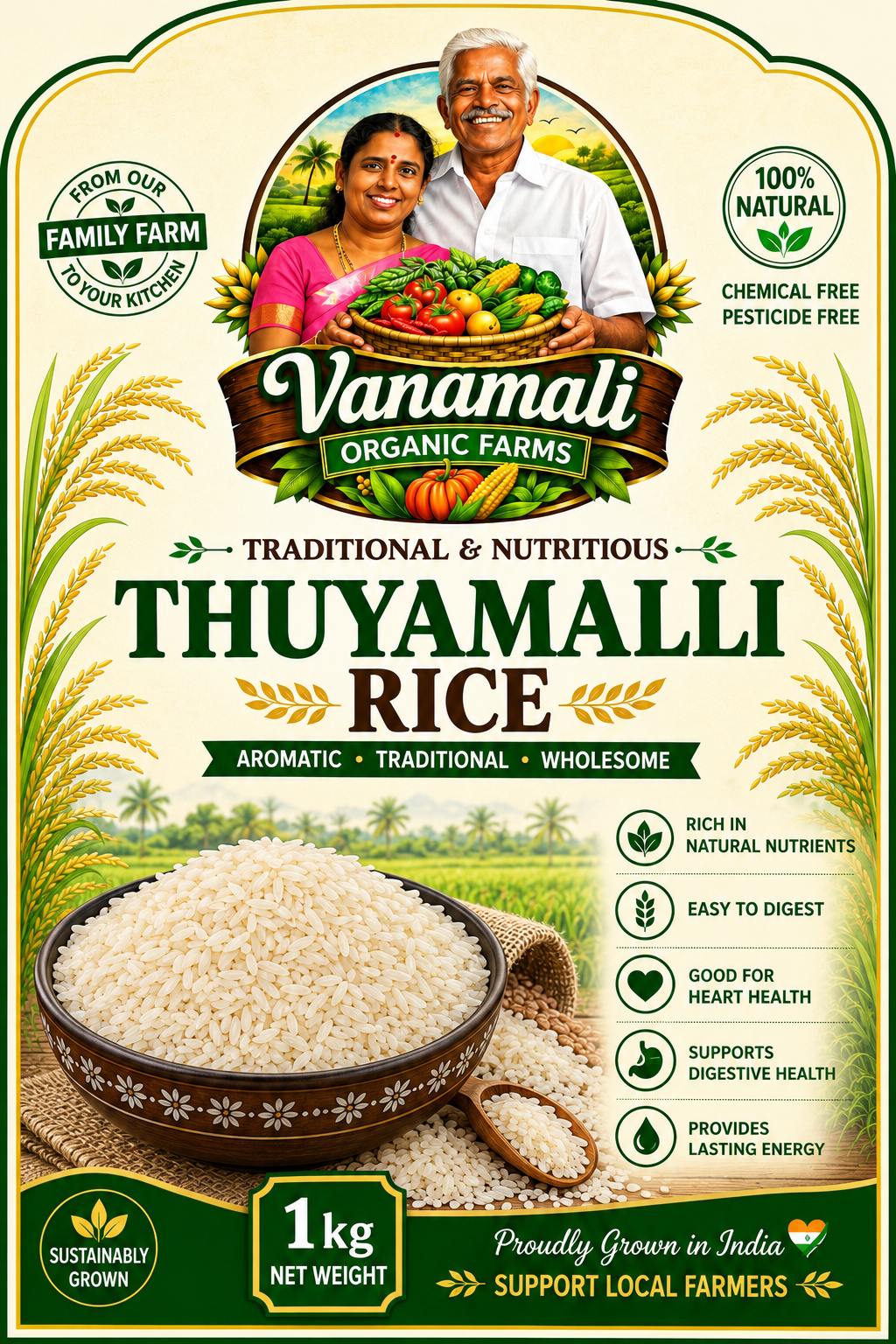 Thuyamalli Rice / தூயமல்லி அரிசி