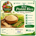 Raw ponni rice (பொன்னி பச்சரிசி(